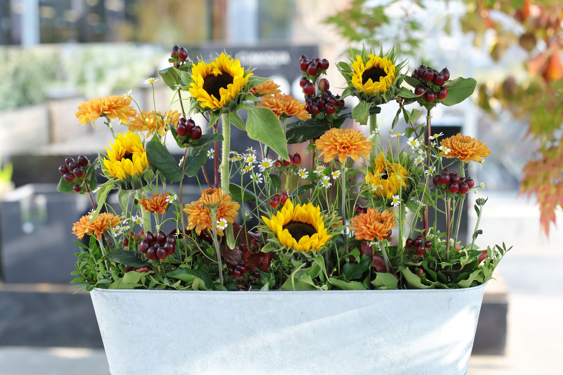 Floristische Dekorationen